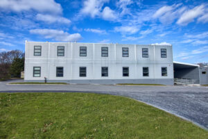 photo of MA Biotech Client modular building