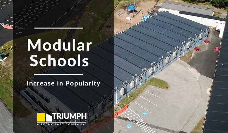 Modular School Buildings Increase in Popularity