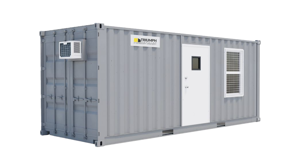 triumph modular 8'x20' office containers for lease - rent - sale near you